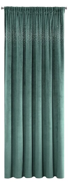 ZATEMŇOVACÍ ZÁVĚS NA PÁSCE AURORA 140X270 CM ZELENÁ