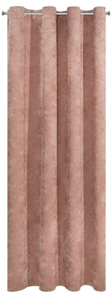 ZATEMŇOVACÍ ZÁVĚS NA KROUŽCÍCH ANISA 140X250 CM STARORŮŽOVÁ