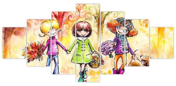 Obraz - Přátelství (210x100 cm)