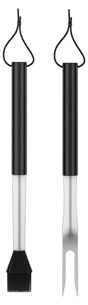 GRILLMEISTER Grilovací pomůcky (vidlička a marinovací štětec, 2dílná sada) (100345401003)