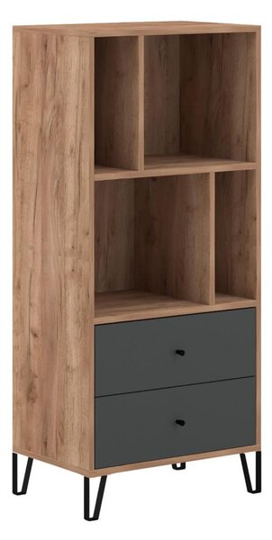 Komoda SULA 64x135x40 cm dub craft/černá