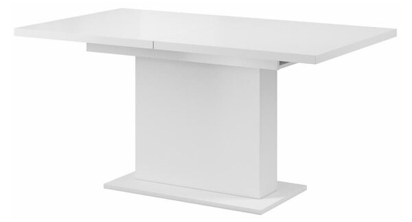 Rozkládací jídelní stůl STRAP 160/200 x 90 cm bílá