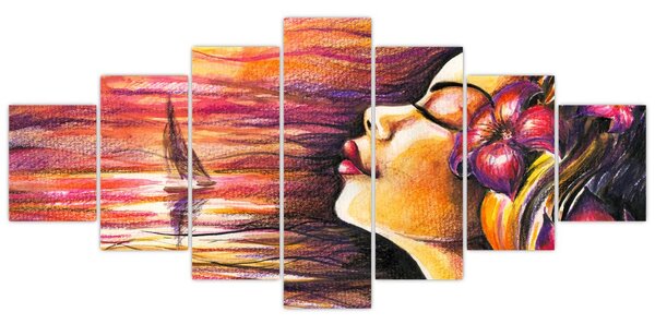 Obraz - Vzpomínky na léto (210x100 cm)