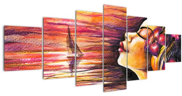 Obraz - Vzpomínky na léto (210x100 cm)