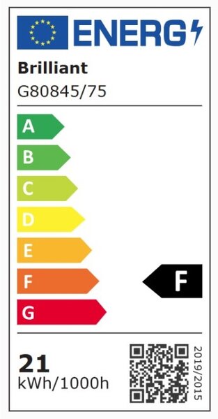 Brilliant G80845/75 Stmívatelné stopní LED svítidlo BAARLO 24W bílé & DŘEVO průměr 35cm