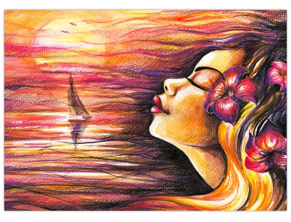Obraz - Vzpomínky na léto (70x50 cm)