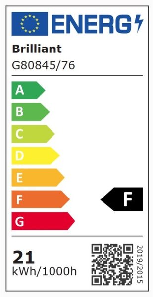 Brilliant G80845/76 Stmívatelné stopní LED svítidlo BAARLO 24W černé & DŘEVO průměr 35cm