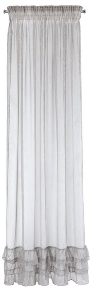 ZÁCLONA NA PÁSCE RAJA 140X270 CM ŠEDÁ