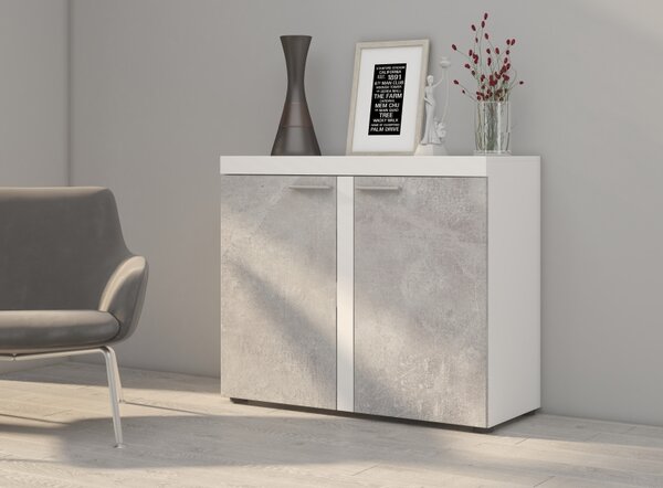 Stolarz komoda RUMBA světlý beton 2F