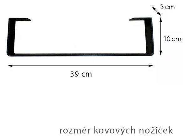 CALI | komoda C-4 se zásuvkami a policemi + NOHY | 142 cm | artisan