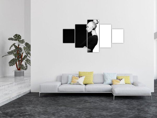 Obraz - Žena á la jin a jang (125x70 cm)
