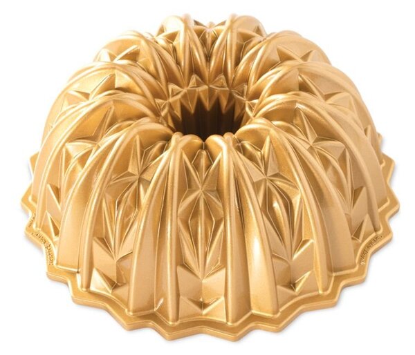 Forma na bábovku Crystal Nordic Ware (barva - zlatá, litý hliník)