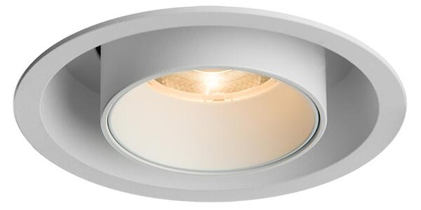 LED2 2252631 Hide, bílá nastavitelná bodovka, 10/20W 3000K, prům. 10cm