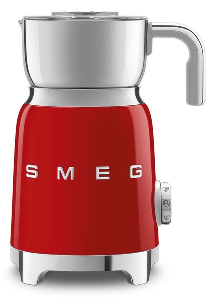 SMEG_SDA Napěňovač mléka 50´s Retro Style, červený MFF01RDEU