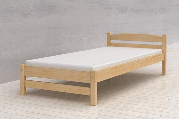 Via-nábytek Postel BART masiv borovice Rozměry: 80 x 200, Povrchová úprava postele: Borovice (lakovaná)