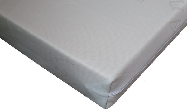 Via-nábytek Potah na matraci HLADKÝ - bílý Rozměry: 90 x 200, Výška: 3 cm