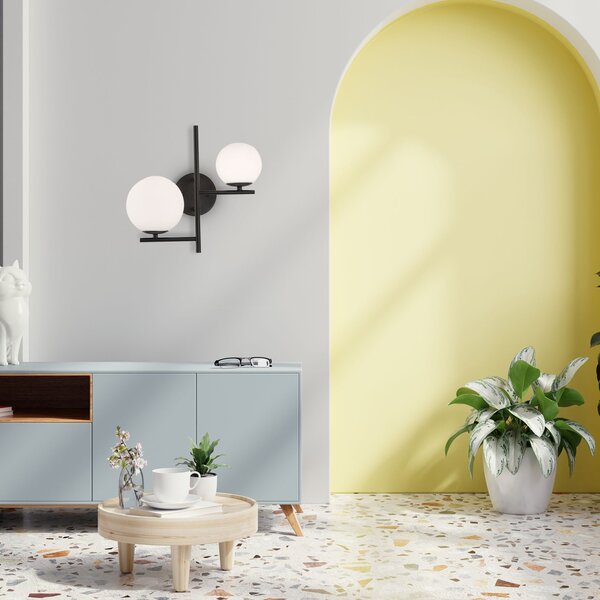 Toolight Moderní nástěnná lampa APP1170-2W Black