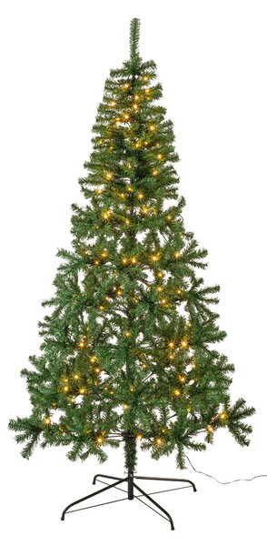 LIVARNO home Umělý vánoční stromek s LED osvětlením, 210 cm (100355183)