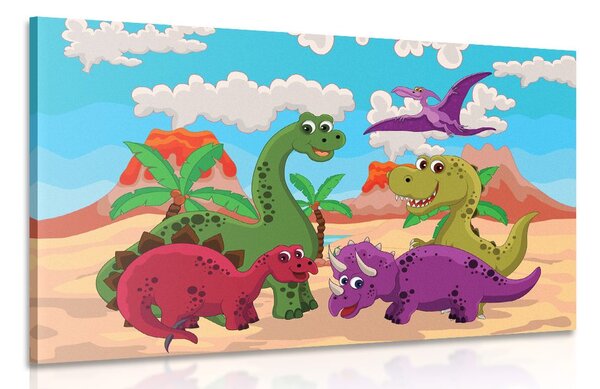 Obraz svět dinosaurů