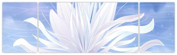 Obraz - Lotusový květ (170x50 cm)
