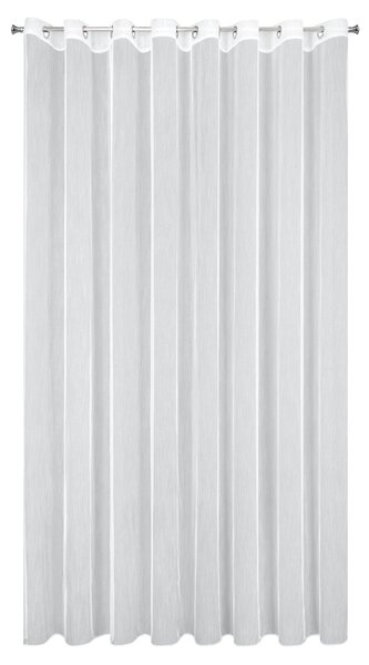 ZÁCLONA NA KROUŽCÍCH NICEA 350X250 CM BÍLÁ BS