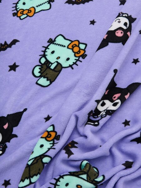 Sinsay - Deka s halloweenským motivem Hello Kitty and Friends - fialová