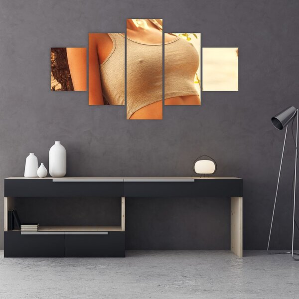 Obraz - Žena u stromu (125x70 cm)
