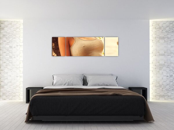 Obraz - Žena u stromu (170x50 cm)