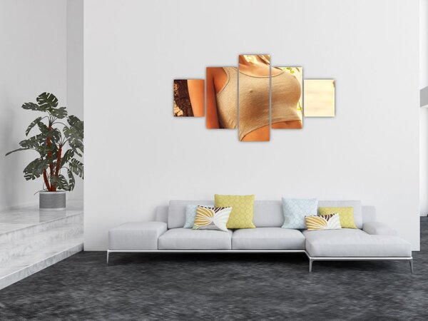 Obraz - Žena u stromu (125x70 cm)