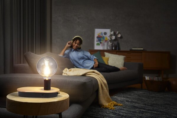 Moderní stolní lampa dřevěná E27 DECOR WOOD TABLE TOUCH