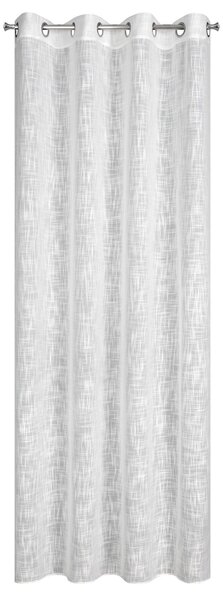 ZATEMŇOVACÍ ZÁVĚS NA KROUŽCÍCH LIREN 140X250 CM BÍLÁ