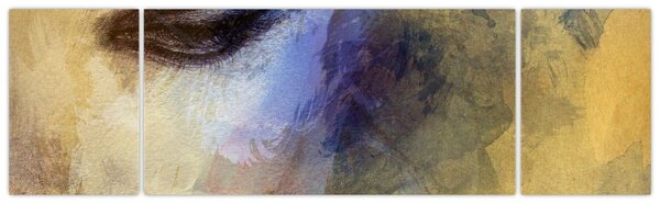 Obraz - Portrét ženy, kresba (170x50 cm)
