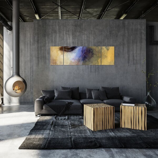 Obraz - Portrét ženy, kresba (170x50 cm)