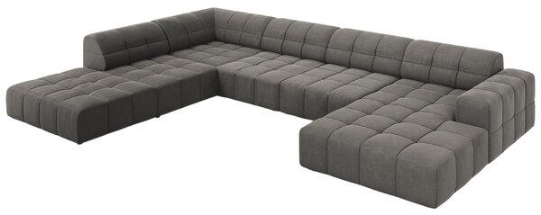 -25 % Dny MOMENTI– Cosmopolitan Design Sametová rohová pohovka Chicago 364 cm, levá