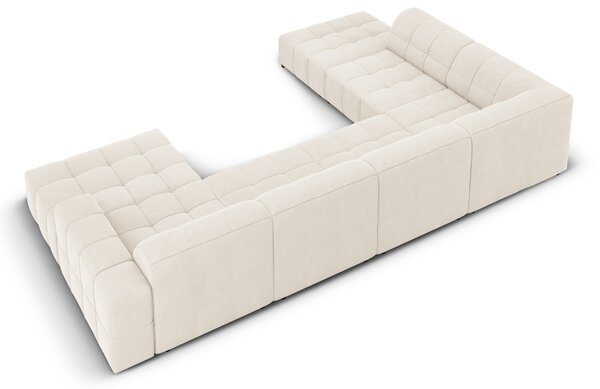 -25 % Dny MOMENTI– Cosmopolitan Design Sametová rohová pohovka Chicago 364 cm, levá