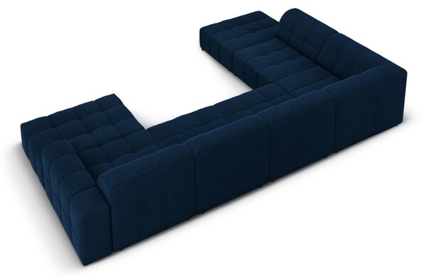 -25 % Dny MOMENTI– Cosmopolitan Design Sametová rohová pohovka Chicago 364 cm, levá