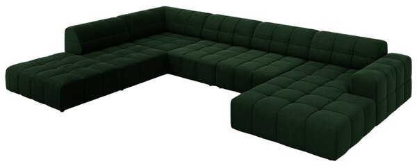 -25 % Dny MOMENTI– Cosmopolitan Design Sametová rohová pohovka Chicago 364 cm, levá