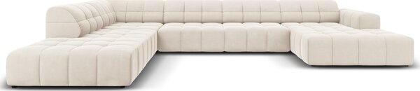-25 % Dny MOMENTI– Cosmopolitan Design Sametová rohová pohovka Chicago 364 cm, levá