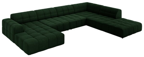 -25 % Dny MOMENTI– Cosmopolitan Design Sametová rohová pohovka Chicago 364 cm, pravá