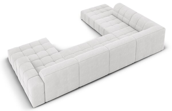 -25 % Dny MOMENTI– Cosmopolitan Design Sametová rohová pohovka Chicago 364 cm, levá