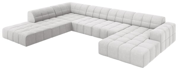 -25 % Dny MOMENTI– Cosmopolitan Design Sametová rohová pohovka Chicago 364 cm, levá