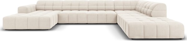 -25 % Dny MOMENTI– Cosmopolitan Design Sametová rohová pohovka Chicago 364 cm, pravá