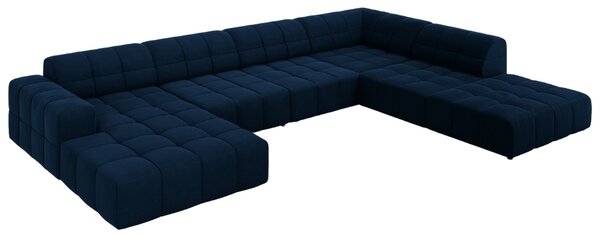 -25 % Dny MOMENTI– Cosmopolitan Design Sametová rohová pohovka Chicago 364 cm, pravá