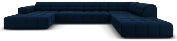 -25 % Dny MOMENTI– Cosmopolitan Design Sametová rohová pohovka Chicago 364 cm, pravá