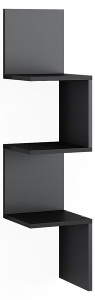 Rohová police Vicco Paolo Černá 28 x 116.4 cm, Model 52101