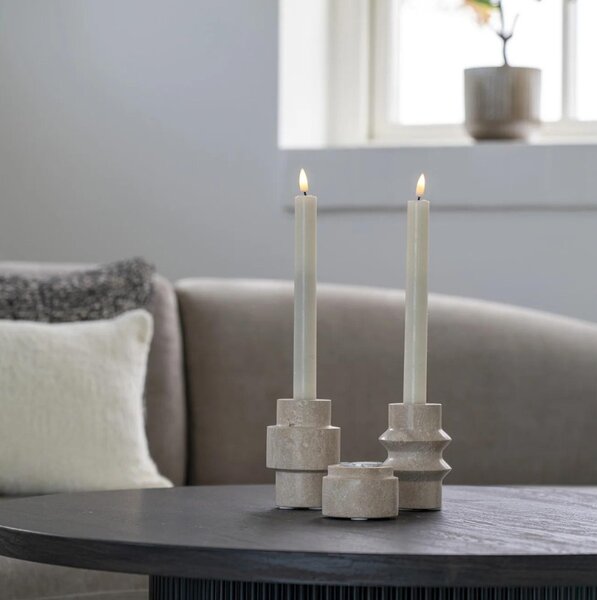 -25 % Dny Marianne - Nordic Living Béžový kamenný svícen Lyastig