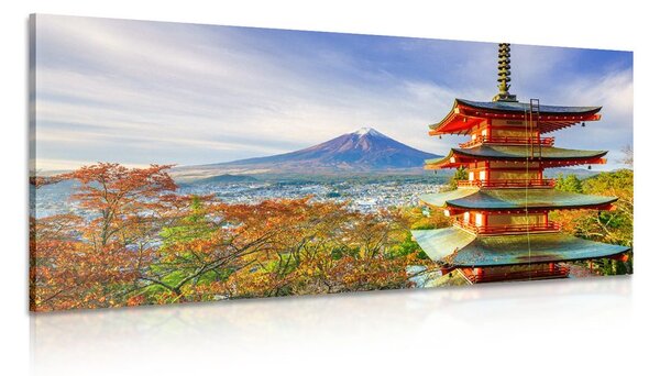 Obraz výhled na Chureito Pagoda a horu Fuji