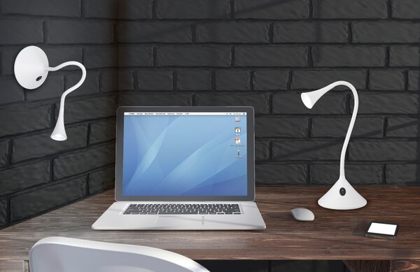 Stolní LED lampa VIPER bílá