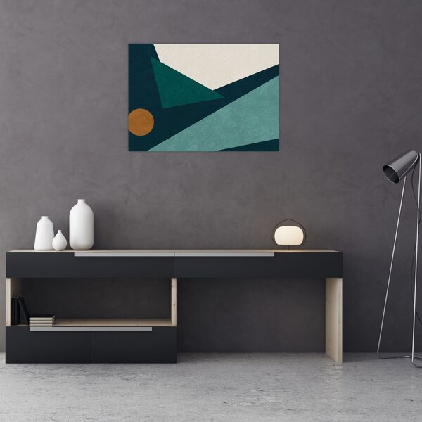 Obraz - Kubistická abstrakce (70x50 cm)
