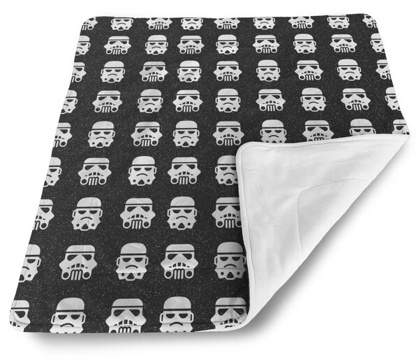 Sablio Deka pro miminko Star Wars Stormtrooper Pattern - 80x100 cm